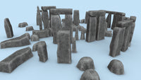 Simple Stonehenge & Head idols - ViceVoxel