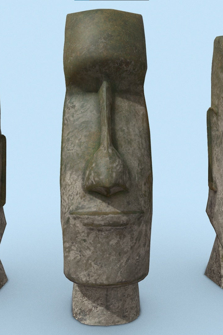 Simple Stonehenge & Head idols - ViceVoxel