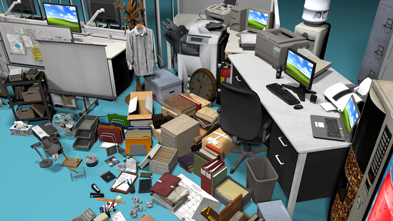 Ultimate Office Props 150+ - ViceVoxel