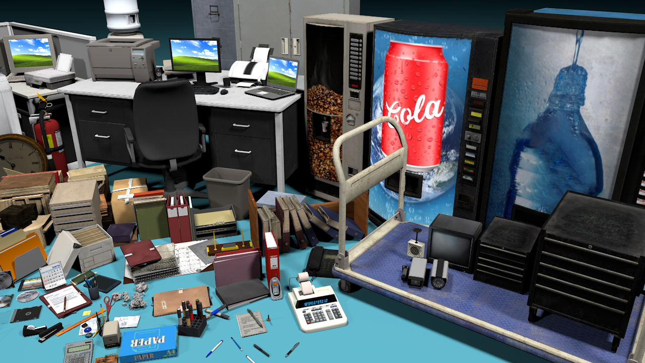 Ultimate Office Props 150+ - ViceVoxel