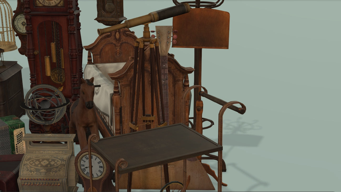 Ultimate Antique Props 50+ - ViceVoxel