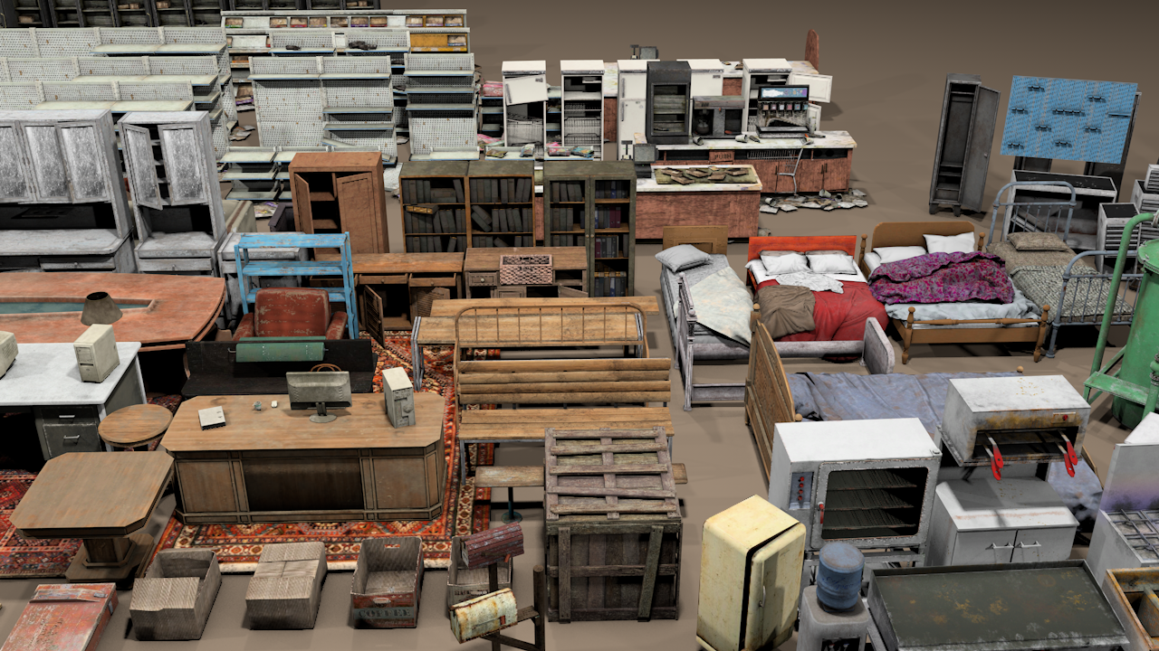 Ultimate Apocalyptic Props 600+ - ViceVoxel