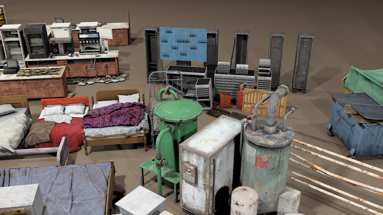 Ultimate Apocalyptic Props 600+ - ViceVoxel