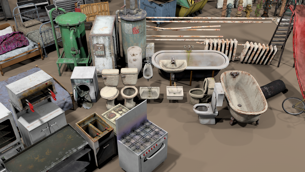 Ultimate Apocalyptic Props 600+ - ViceVoxel