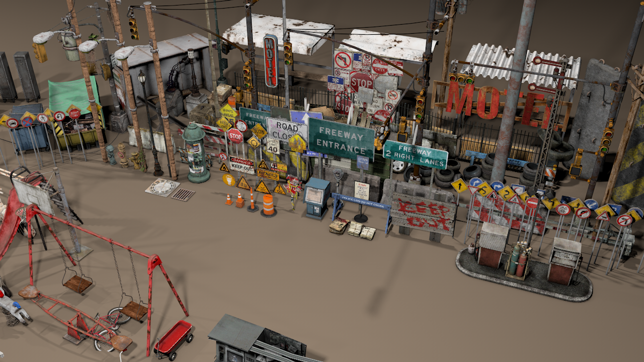 Ultimate Apocalyptic Props 600+ - ViceVoxel