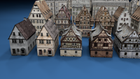 Simple European Buildings 50+ - ViceVoxel