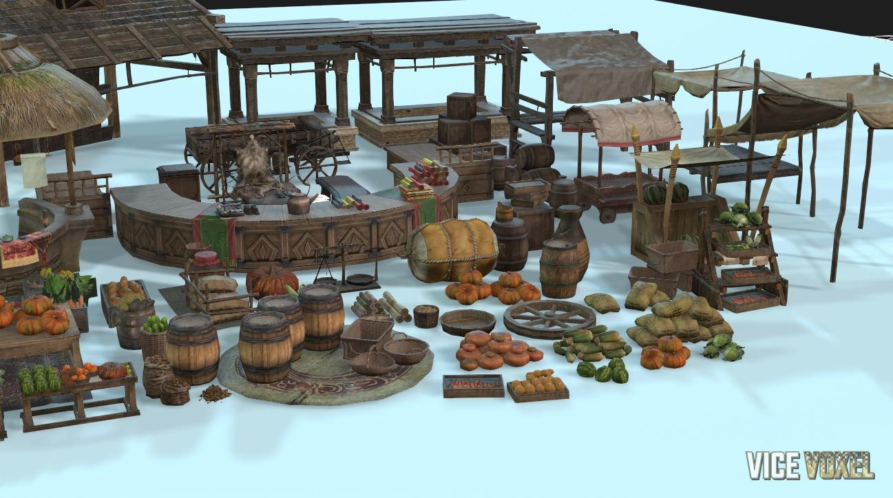 Simple Traditional Markets Props