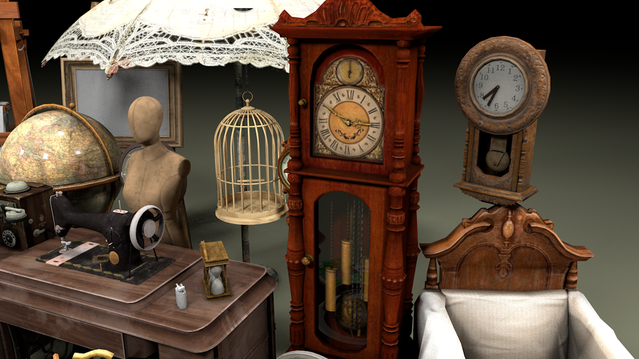 Ultimate Antique Props 50+ - ViceVoxel
