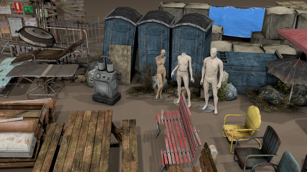 Ultimate Apocalyptic Props 600+ - ViceVoxel