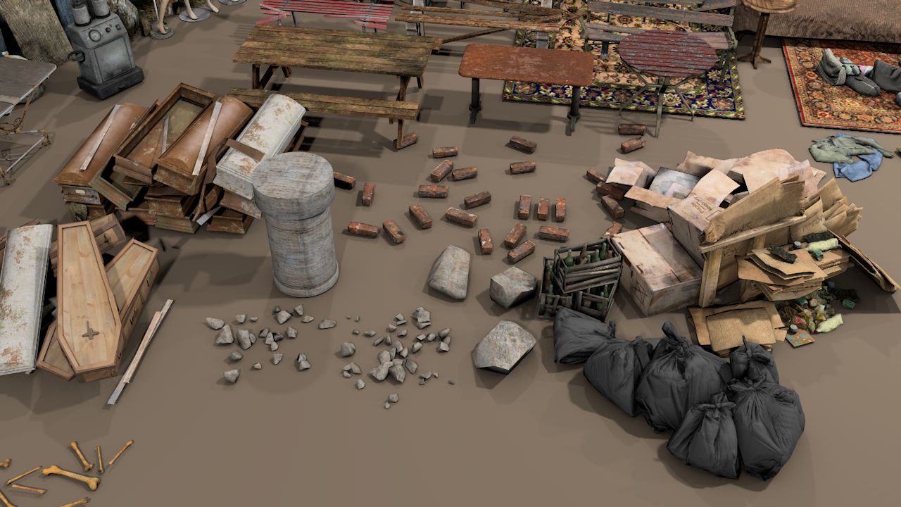 Ultimate Apocalyptic Props 600+ - ViceVoxel