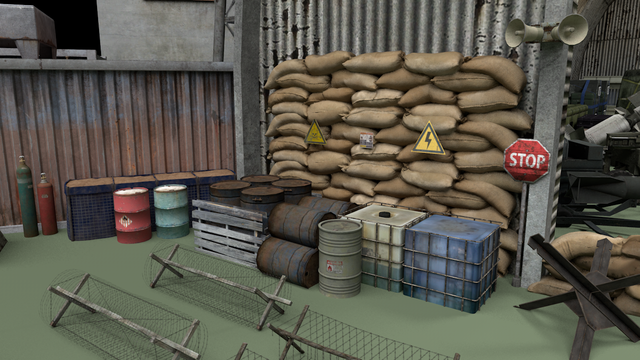Military Essential Props 160+ - ViceVoxel