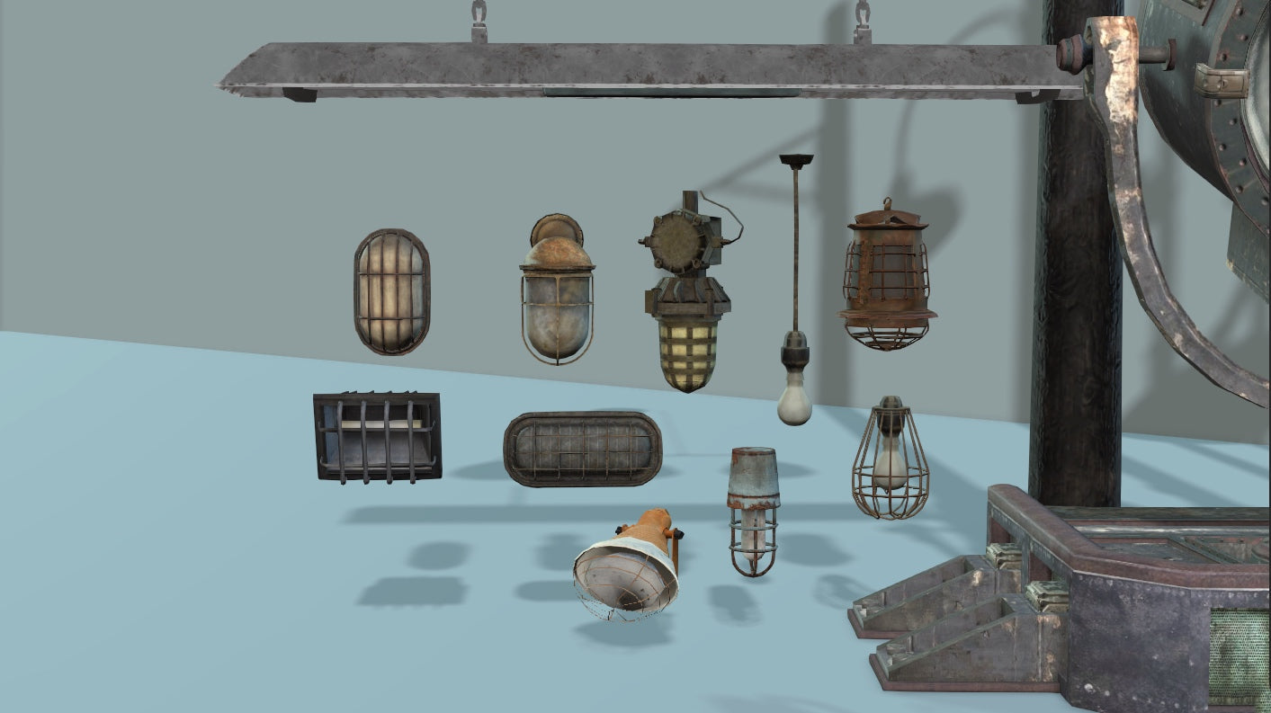 Simple Industrial Lights 30+ - ViceVoxel