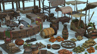 Simple Traditional Markets Props - ViceVoxel