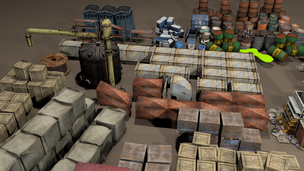 Ultimate Apocalyptic Props 600+ - ViceVoxel