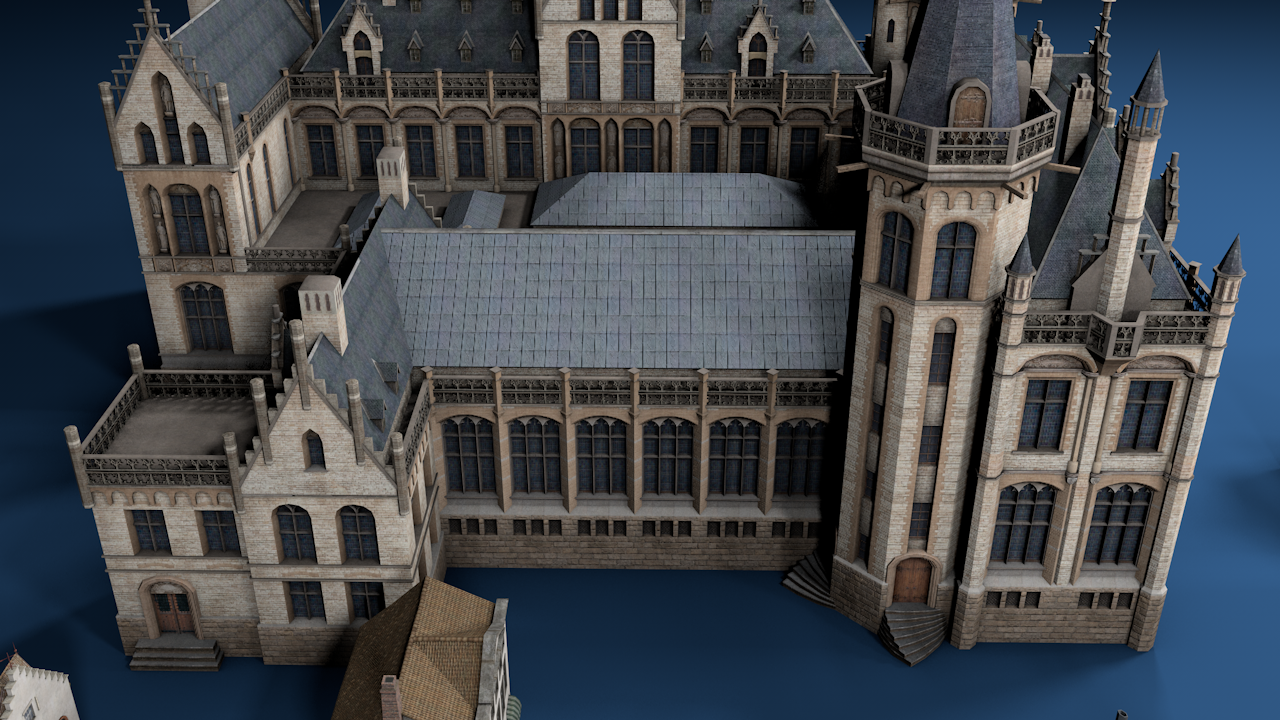 Simple European Buildings 50+ - ViceVoxel