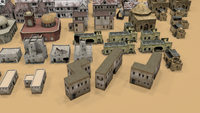 Simple Top Down 3D Buildings (100+ & Interiors+) - ViceVoxel