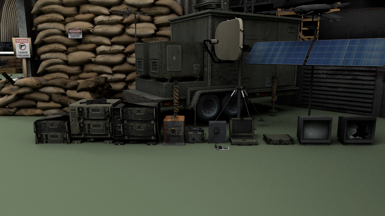 Military Essential Props 160+ - ViceVoxel