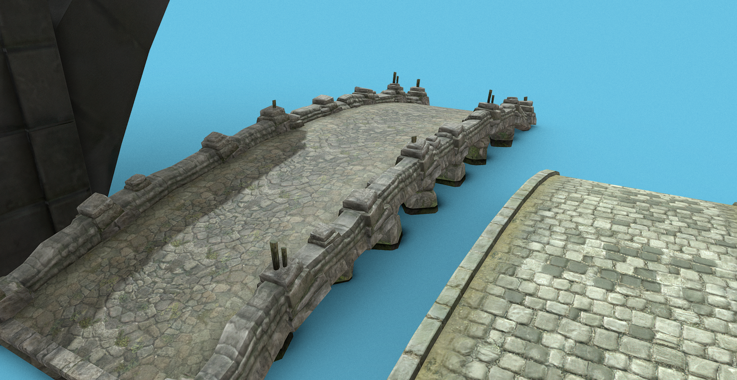 Simple Medieval Bridges 20+ - ViceVoxel