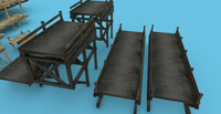 Simple Medieval Bridges 20+ - ViceVoxel