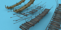 Simple Medieval Bridges 20+ - ViceVoxel