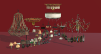 Simple Interiors Lights + Chandeliers - ViceVoxel
