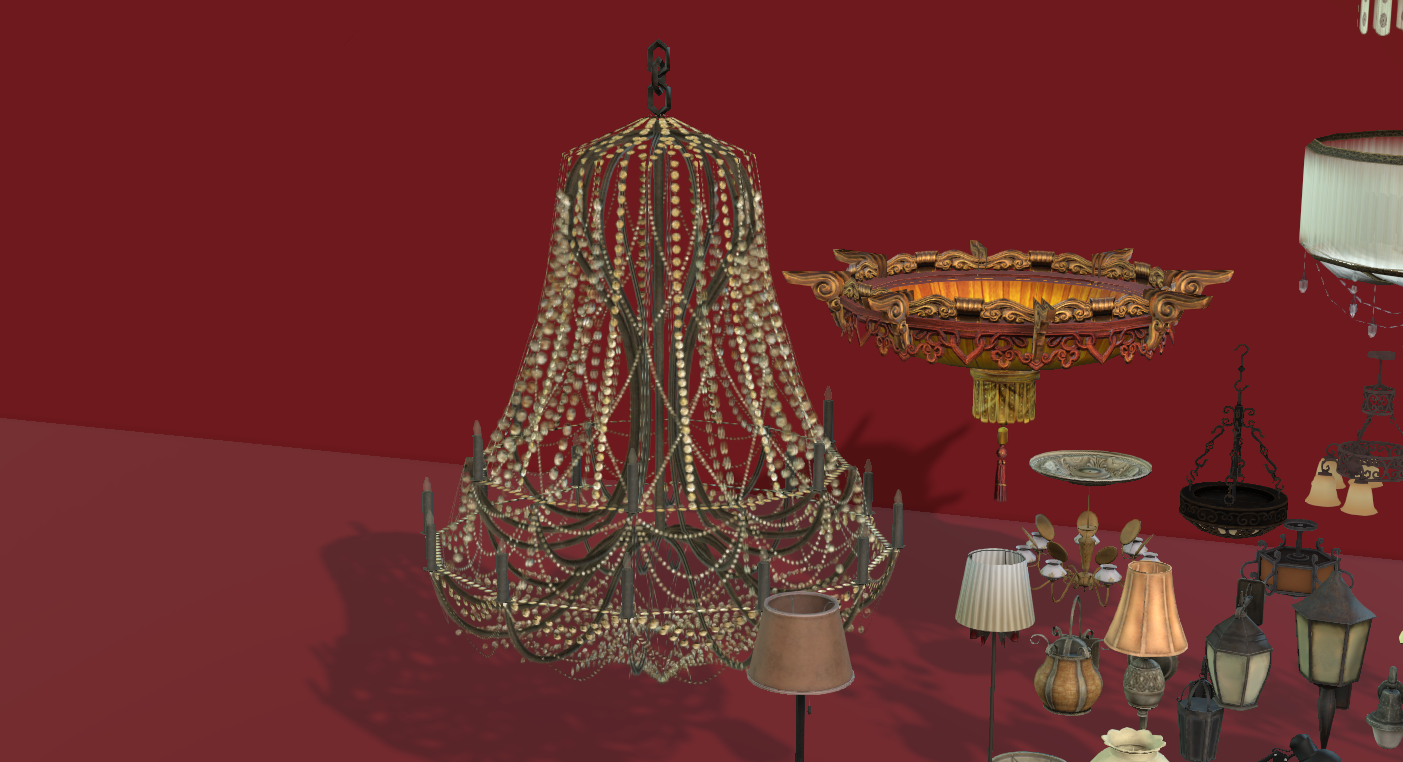 Simple Interiors Lights + Chandeliers - ViceVoxel