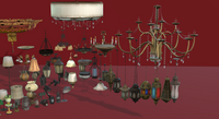 Simple Interiors Lights + Chandeliers - ViceVoxel