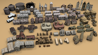 Simple Top Down 3D Buildings (100+ & Interiors+) - ViceVoxel