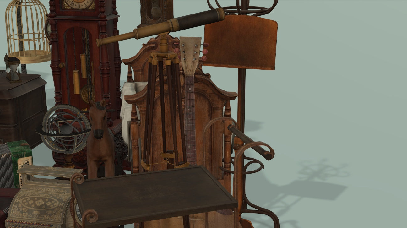 Ultimate Antique Props 50+ - ViceVoxel