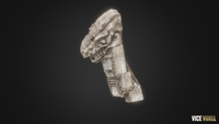 PBR Lizard Statue