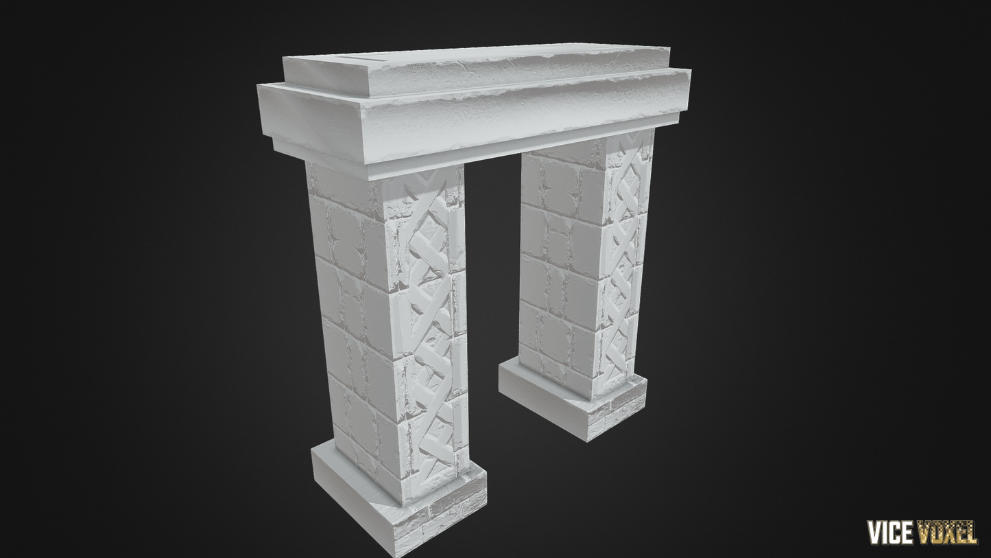 PBR Stone Chamber Piller