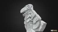 PBR Lizard Statue