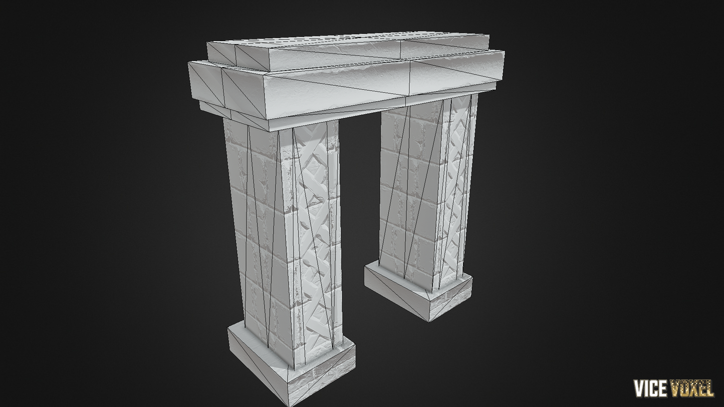 PBR Stone Chamber Piller
