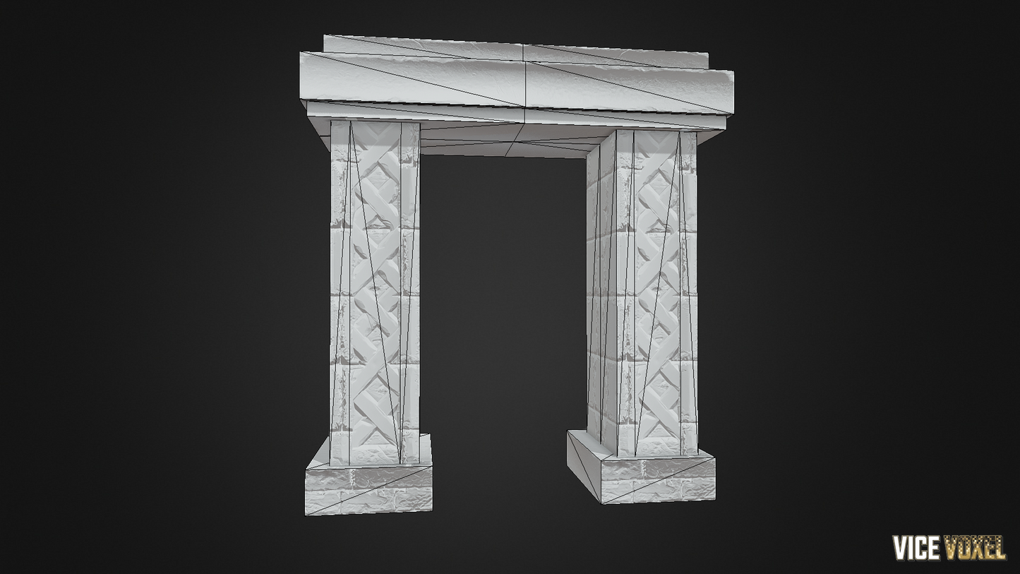 PBR Stone Chamber Piller
