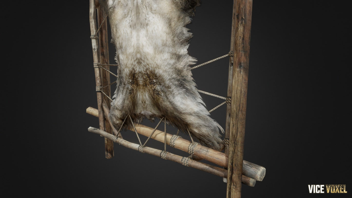 PBR Dry Bear Rack