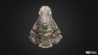 PBR Lizard Statue