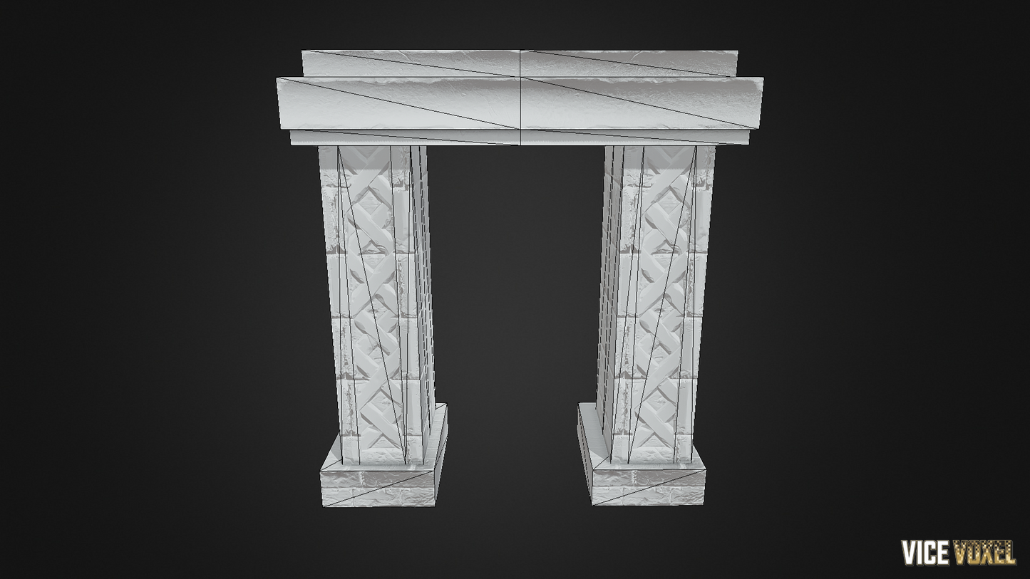 PBR Stone Chamber Piller