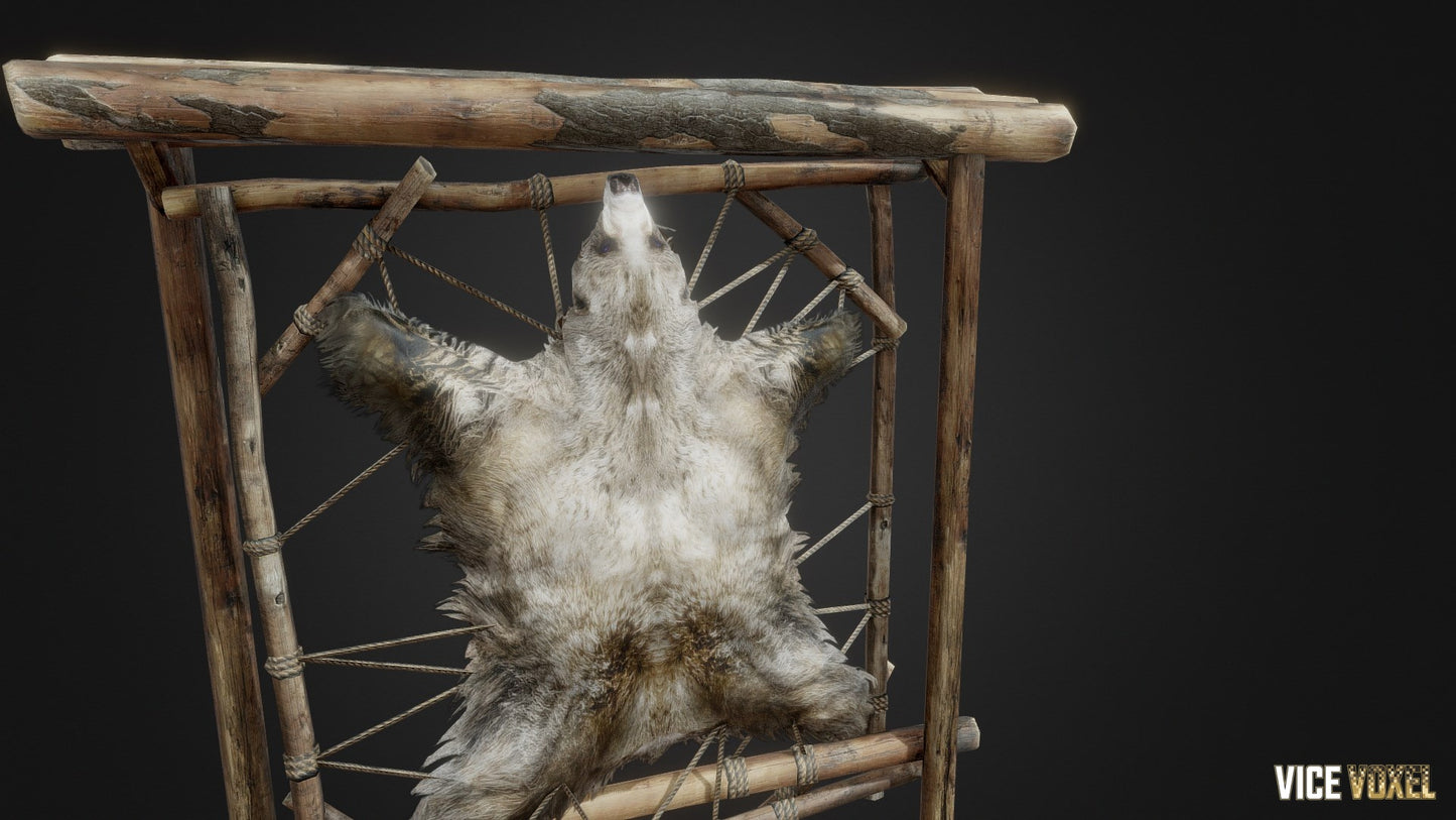 PBR Dry Bear Rack
