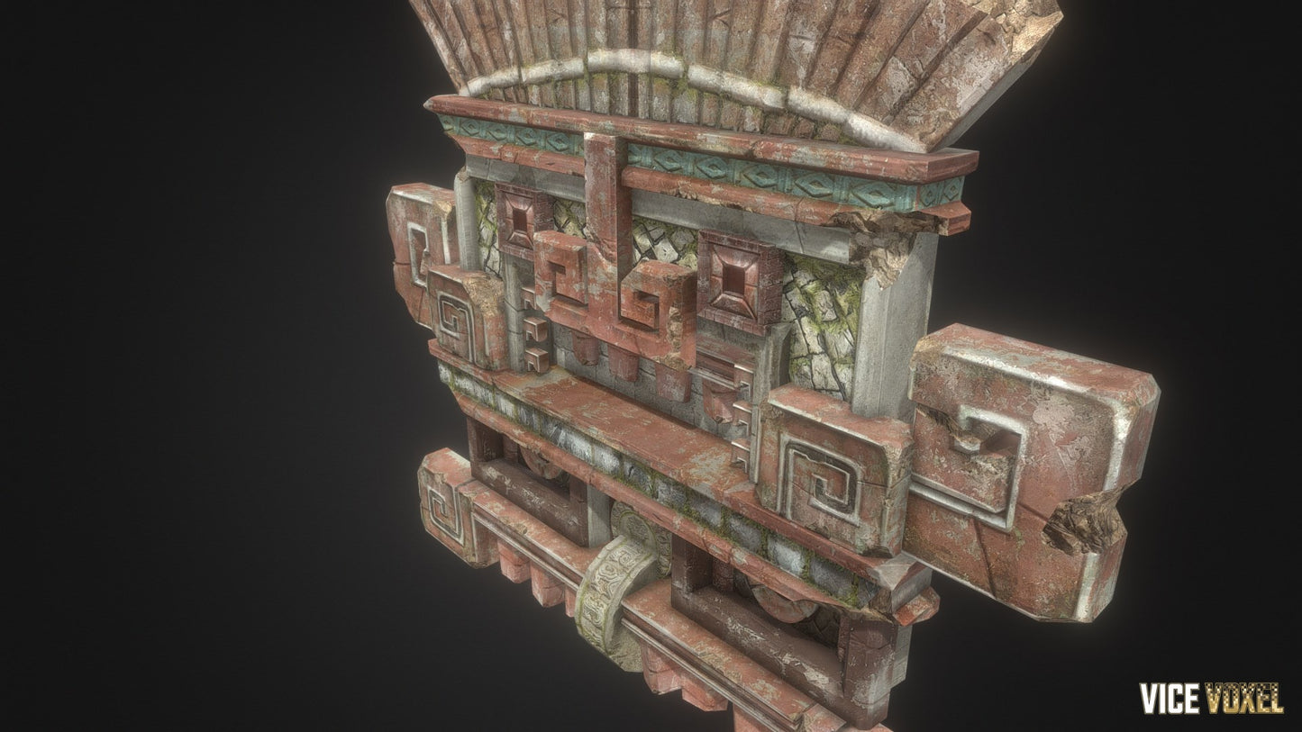 PBR Ancient Gate Face