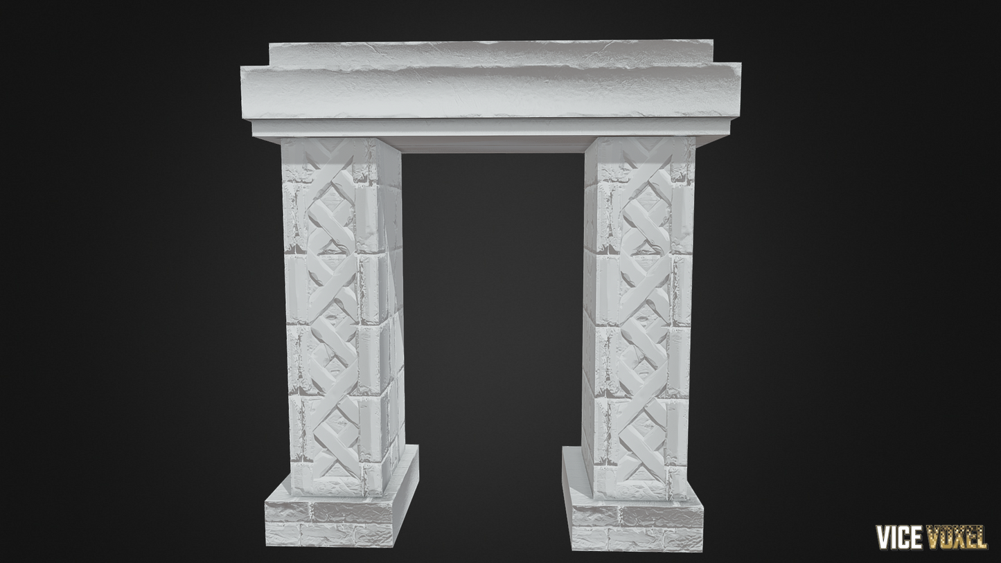 PBR Stone Chamber Piller