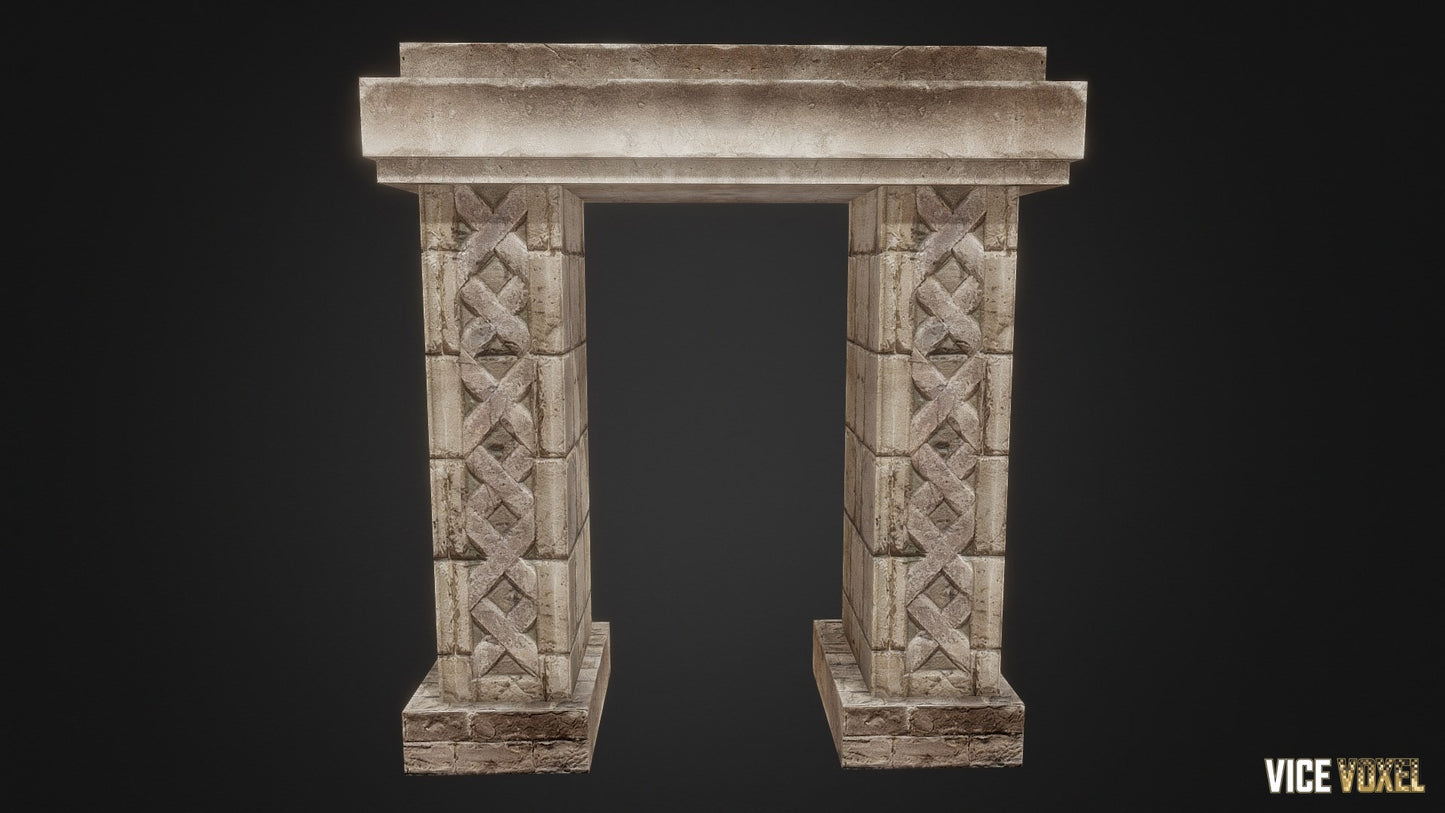 PBR Stone Chamber Piller