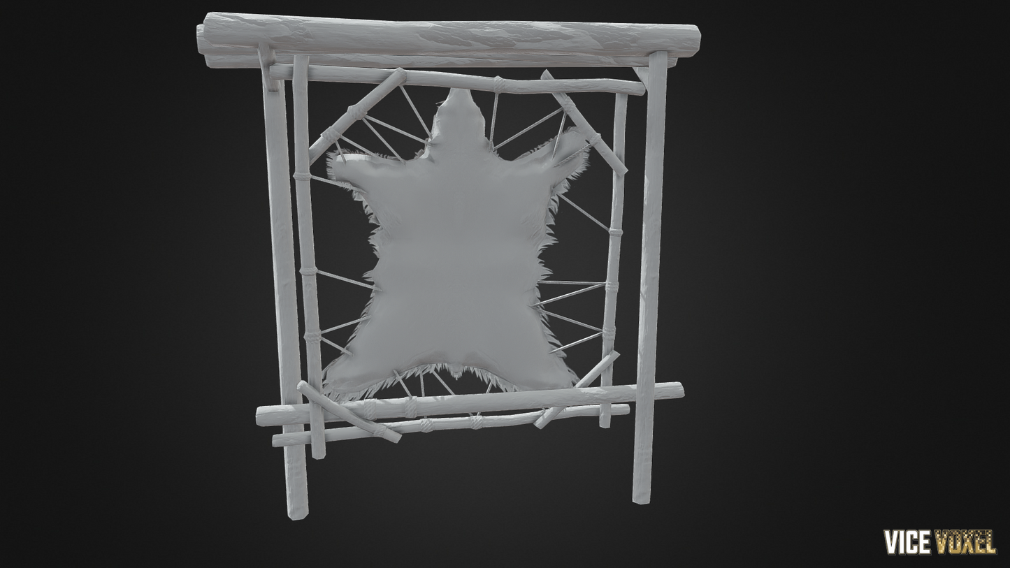 PBR Dry Bear Rack