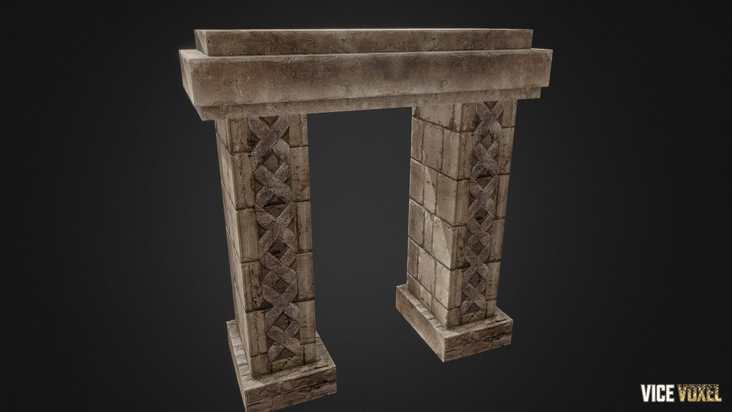 PBR Stone Chamber Piller