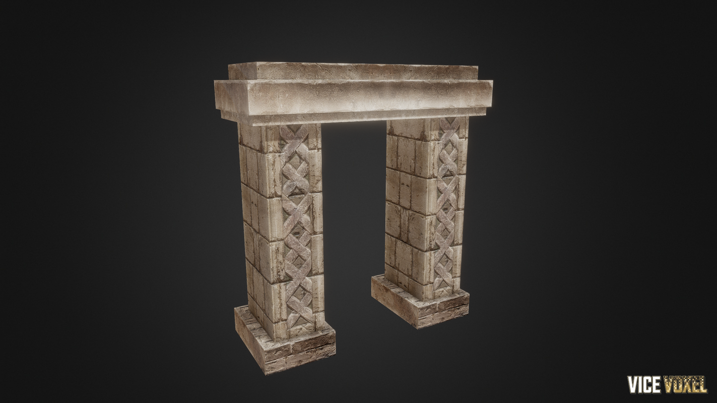 PBR Stone Chamber Piller