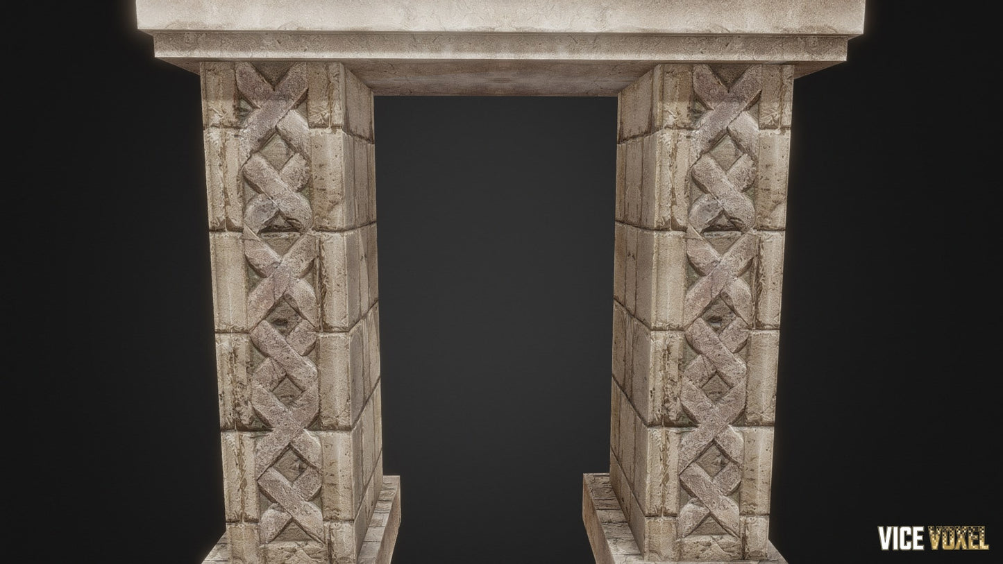 PBR Stone Chamber Piller