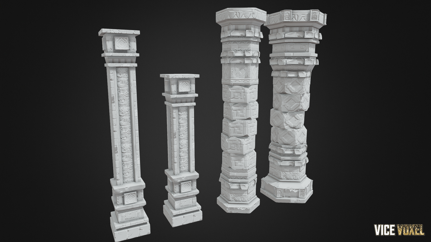 PBR Ancient Pillers