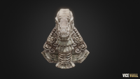 PBR Lizard Statue