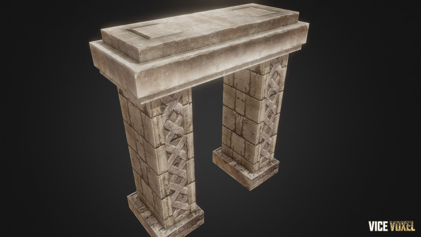 PBR Stone Chamber Piller