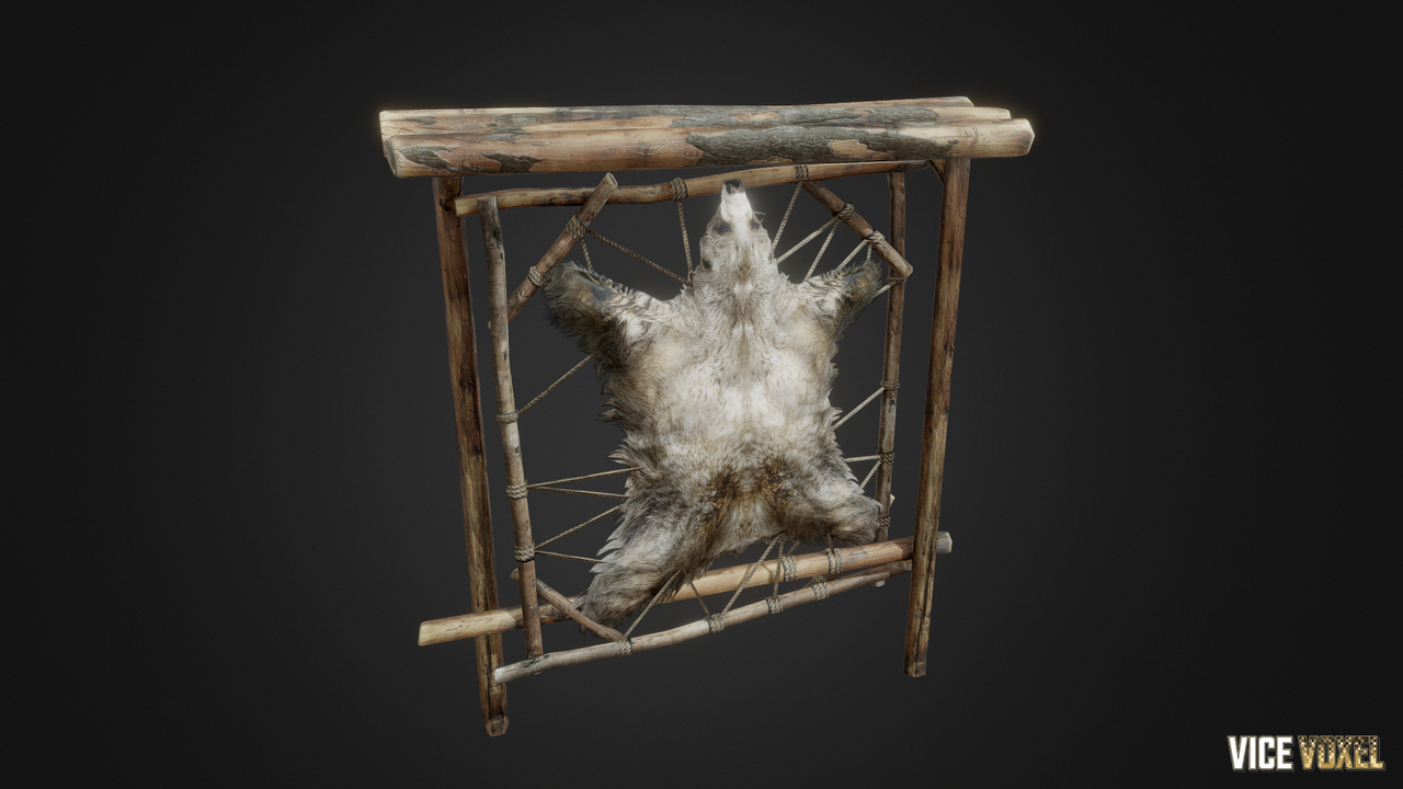 PBR Dry Bear Rack