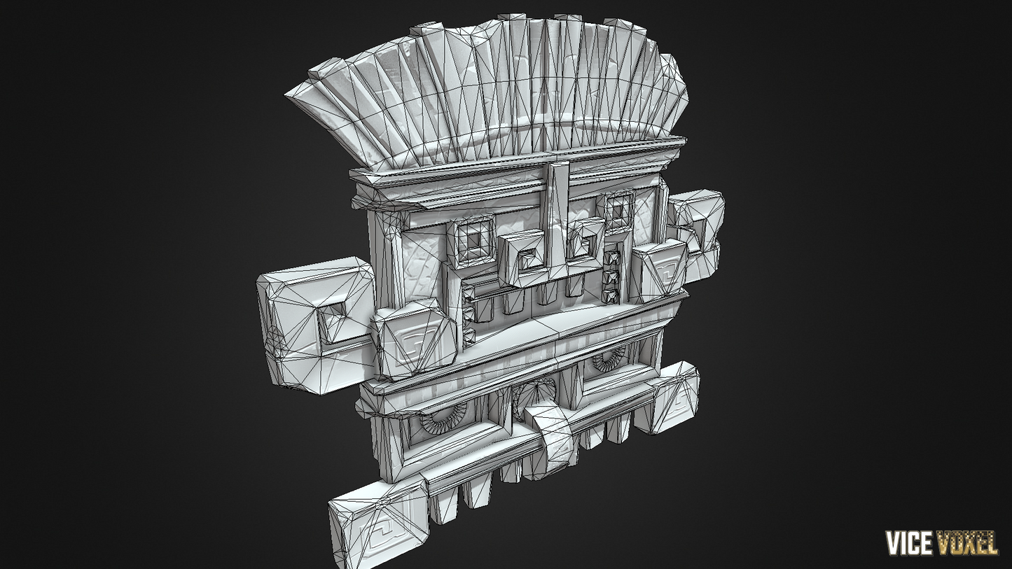 PBR Ancient Gate Face